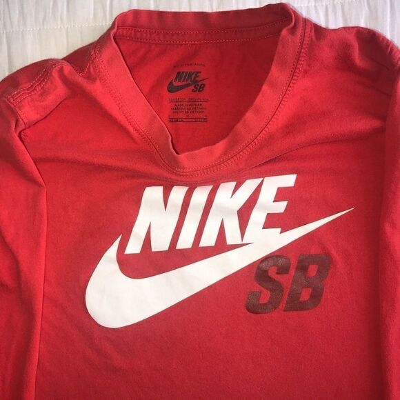 COPY - Nike Orange long sleeve T-shirt  size L - Picture 2 of 3